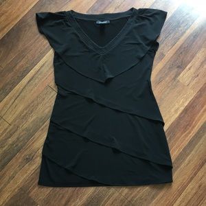 White House Black Market Ruffle Dress